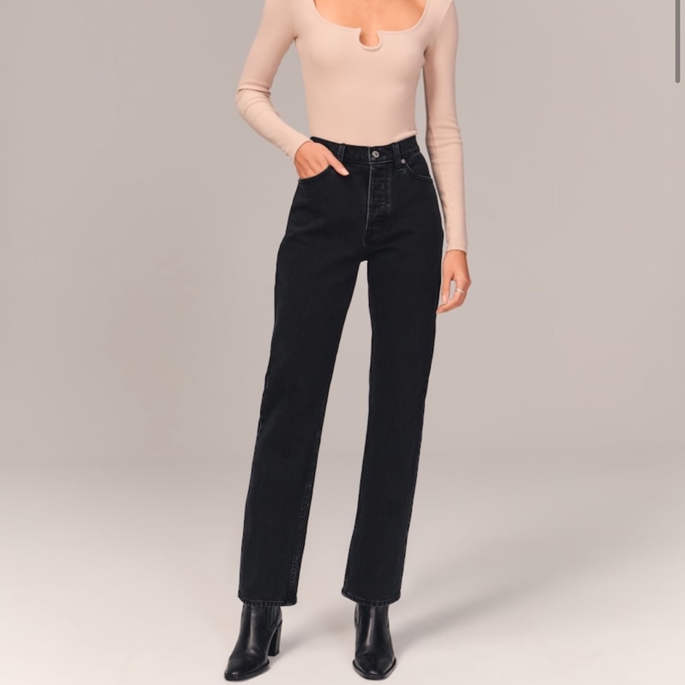 High rise Dad Jean Abercrombie & Fitch